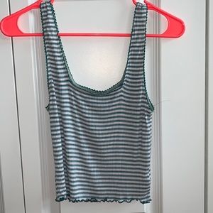 American Eagle Striped Tank Top